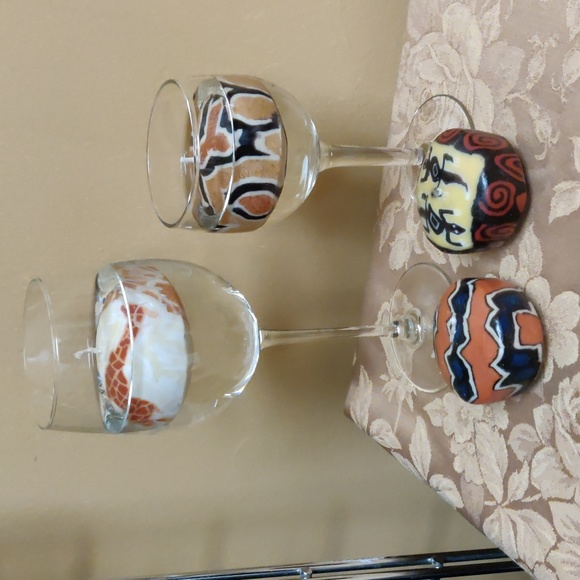 African Collection Ethnic Floating Candles - Picture 1 of 9